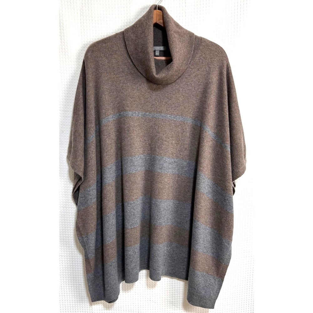 Neiman Marcus 100% Cashmere Sweater Cape Poncho One Size EUC i.